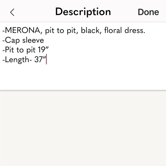 Merona floral dress, size medium - Picture 12 of 12